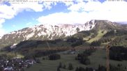 Archiviertes Webcam Bild: Oberjoch: Blick vom Familux Resort aufs Skigebiet am Iseler am 14.06.2026 um 18:17 Uhr