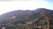 Archiviertes Webcam Bild: Oberjoch: Blick vom Familux Resort aufs Skigebiet am Iseler am 12.07.2026 um 06:05 Uhr