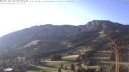 Archiviertes Webcam Bild: Oberjoch: Blick vom Familux Resort aufs Skigebiet am Iseler am 12.07.2026 um 07:05 Uhr
