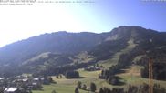 Archiviertes Webcam Bild: Oberjoch: Blick vom Familux Resort aufs Skigebiet am Iseler am 12.07.2026 um 08:05 Uhr