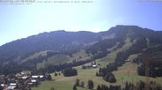 Archiviertes Webcam Bild: Oberjoch: Blick vom Familux Resort aufs Skigebiet am Iseler am 12.07.2026 um 10:05 Uhr