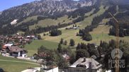 Archiviertes Webcam Bild: Oberjoch: Blick vom Familux Resort aufs Skigebiet am Iseler am 12.07.2026 um 14:05 Uhr