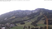 Archiviertes Webcam Bild: Oberjoch: Blick vom Familux Resort aufs Skigebiet am Iseler am 14.07.2026 um 06:59 Uhr