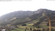 Archiviertes Webcam Bild: Oberjoch: Blick vom Familux Resort aufs Skigebiet am Iseler am 14.07.2026 um 07:38 Uhr
