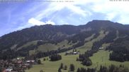 Archiviertes Webcam Bild: Oberjoch: Blick vom Familux Resort aufs Skigebiet am Iseler am 26.08.2026 um 12:24 Uhr