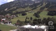 Archiviertes Webcam Bild: Oberjoch: Blick vom Familux Resort aufs Skigebiet am Iseler am 26.08.2026 um 14:24 Uhr