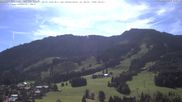Archiviertes Webcam Bild: Oberjoch: Blick vom Familux Resort aufs Skigebiet am Iseler am 30.08.2026 um 10:44 Uhr