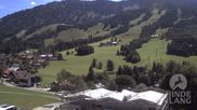 Archiviertes Webcam Bild: Oberjoch: Blick vom Familux Resort aufs Skigebiet am Iseler am 30.08.2026 um 12:44 Uhr