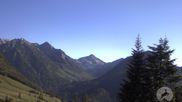 Archiviertes Webcam Bild: Oberjoch: Blick vom Familux Resort auf die Allgäuer Hochalpen am 29.05.2026 um 18:02 Uhr