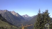 Archiviertes Webcam Bild: Oberjoch: Blick vom Familux Resort auf die Allgäuer Hochalpen am 12.07.2026 um 08:05 Uhr