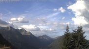 Archiviertes Webcam Bild: Oberjoch: Blick vom Familux Resort auf die Allgäuer Hochalpen am 03.09.2026 um 08:56 Uhr