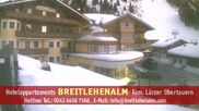 Archived webcam image showing Hotelappartements Breitlehenalm on 26 Feb 2026 at 06:36