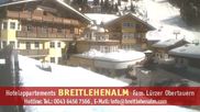Archived webcam image showing Hotelappartements Breitlehenalm on 26 Feb 2026 at 10:36
