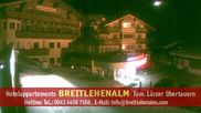 Archiviertes Webcam Bild: Obertauern: Hotelappartements Breitlehenalm am 26 Feb 2026 um 20:10 Uhr