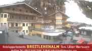 Archived webcam image showing Hotelappartements Breitlehenalm on 13 Apr 2026 at 10:49