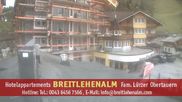Archived webcam image showing Hotelappartements Breitlehenalm on 10 Aug 2026 at 08:00