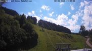 Archiviertes Webcam Bild: Ofterschwang: Talstation Ossi-Reichert-Bahn am 08.08.2026 um 14:19 Uhr