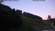 Archived webcam image showing base station Ossi-Reichert-Bahn on 22 Sep 2026 at 07:53