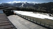 Archived webcam image showing mountain restaurant Reitlehen Alm on 8 Apr 2026 at 12:01