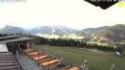 Archived webcam image showing mountain restaurant Reitlehen Alm on 23 Jul 2026 at 08:02