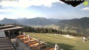 Archived webcam image showing mountain restaurant Reitlehen Alm on 6 Aug 2026 at 08:44