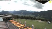 Archived webcam image showing mountain restaurant Reitlehen Alm on 5 Sep 2026 at 08:38