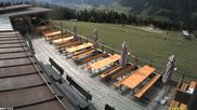 Archived webcam image showing mountain restaurant Reitlehen Alm on 5 Sep 2026 at 12:38