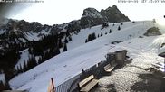 Archived webcam image showing Breitenbergbahn: mountain station on Feb 26, 2026 at 4:01 PM