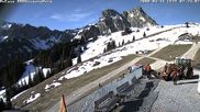 Archiviertes Webcam Bild: Breitenbergbahn in Pfronten: Ausgang Berg am 17.04.2026 um 08:15 Uhr