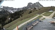 Archived webcam image showing Breitenbergbahn: mountain station on 9 May 2026 at 07:28