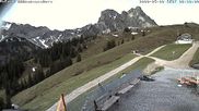 Archived webcam image showing Breitenbergbahn: mountain station on 9 May 2026 at 08:28