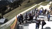 Archived webcam image showing Breitenbergbahn: mountain station on 9 May 2026 at 10:28