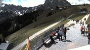 Archived webcam image showing Breitenbergbahn: mountain station on 9 May 2026 at 12:28