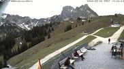 Archived webcam image showing Breitenbergbahn: mountain station on 9 May 2026 at 14:28