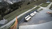 Archived webcam image showing Breitenbergbahn: mountain station on 9 May 2026 at 18:28