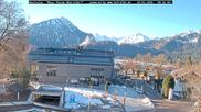 Archived webcam image showing Oberstdorf Haus on 26 Feb 2026 at 08:55