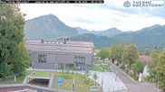 Archived webcam image showing Oberstdorf Haus on 16 Aug 2026 at 08:51