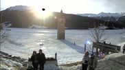 Archiviertes Webcam Bild: Versunkener Turm im Reschensee am 26 Feb 2026 um 16:11 Uhr