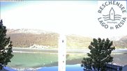 Archived webcam image showing The Church Tower in the Lake Resia on 23 May 2026 at 08:37
