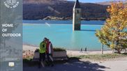 Archived webcam image showing The Church Tower in the Lake Resia on 17 Oct 2026 at 12:32