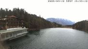 Archiviertes Webcam Bild: Parkhotel Tristachersee am 12.04.2026 um 16:56 Uhr