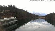 Archived webcam image showing Tristachersee parkhotel on 13 Apr 2026 at 16:42