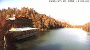 Archiviertes Webcam Bild: Parkhotel Tristachersee am 12.07.2026 um 18:54 Uhr
