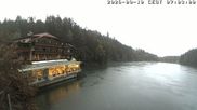 Archived webcam image showing Tristachersee parkhotel on 10 Sep 2026 at 07:26