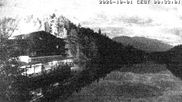 Archived webcam image showing Tristachersee parkhotel on 1 Oct 2026 at 00:03