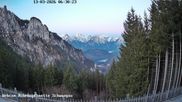 Archived webcam image showing Rohrkopfhütte restaurant on 13 Mar 2026 at 06:34