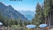 Archived webcam image showing Rohrkopfhütte restaurant on 30 Jul 2026 at 12:41
