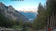 Archived webcam image showing Rohrkopfhütte restaurant on 19 Aug 2026 at 07:19