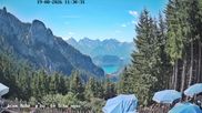 Archived webcam image showing Rohrkopfhütte restaurant on 19 Aug 2026 at 12:19