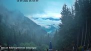 Archived webcam image showing Rohrkopfhütte restaurant on 14 Sep 2026 at 07:11
